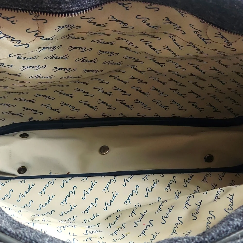 Vintage Verdi Carry On Luggage Bag